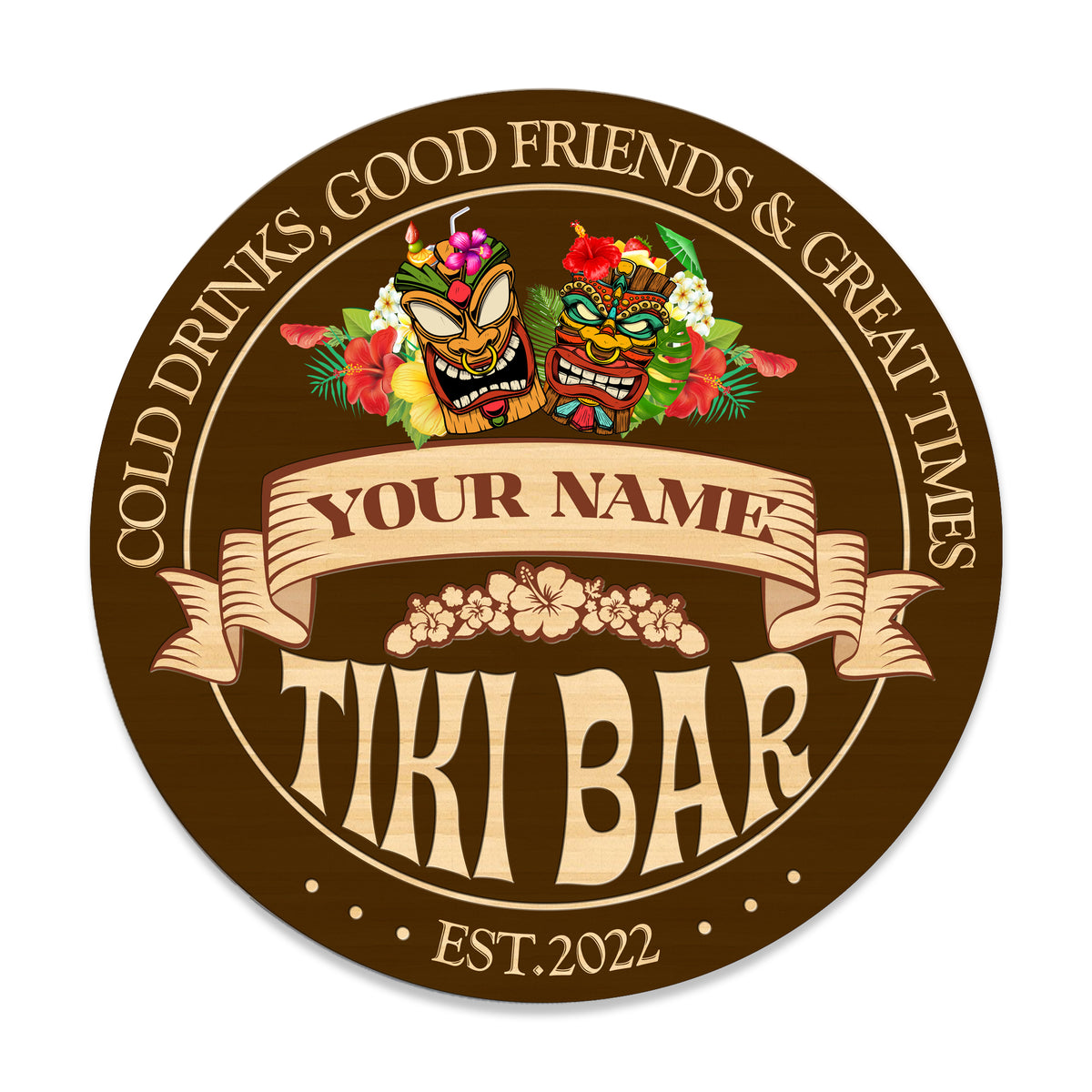 Tiki Bar Sign