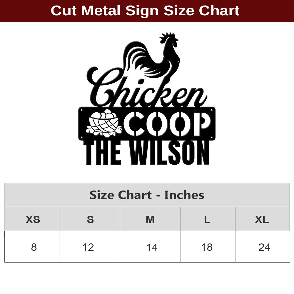 MeMate Chicken Coop Signs, Hen House Decor, Chicken Coop Signs for Farmhouse Decoration, Metal Signs Outdoor Decor, 8-24 inches Large Metal Sign, Farm Sign, Housewarming Gifts