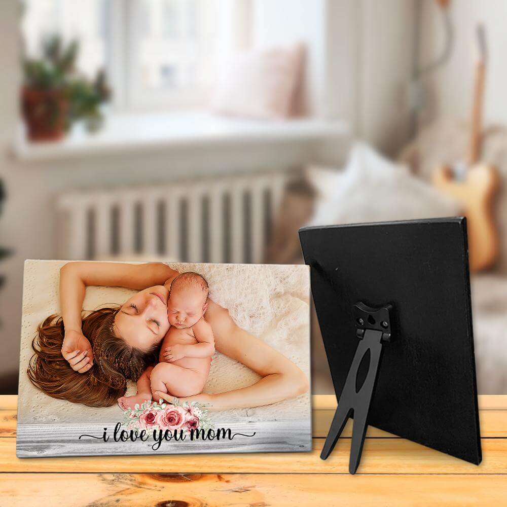 I Love You Mom Desktop Plaque