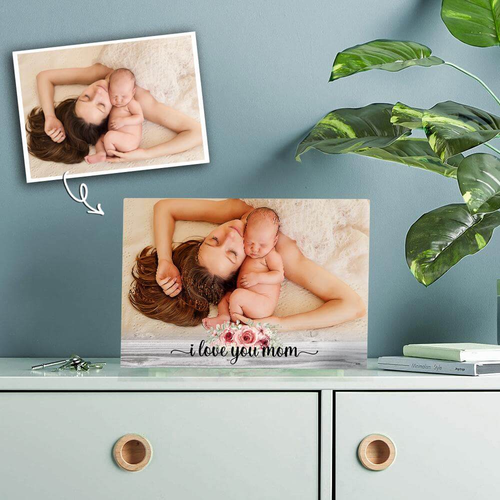 I Love You Mom Desktop Plaque