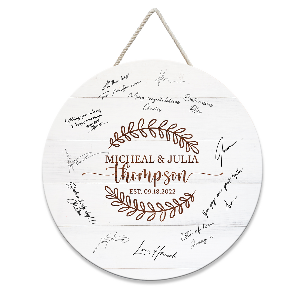 wedding guestbook