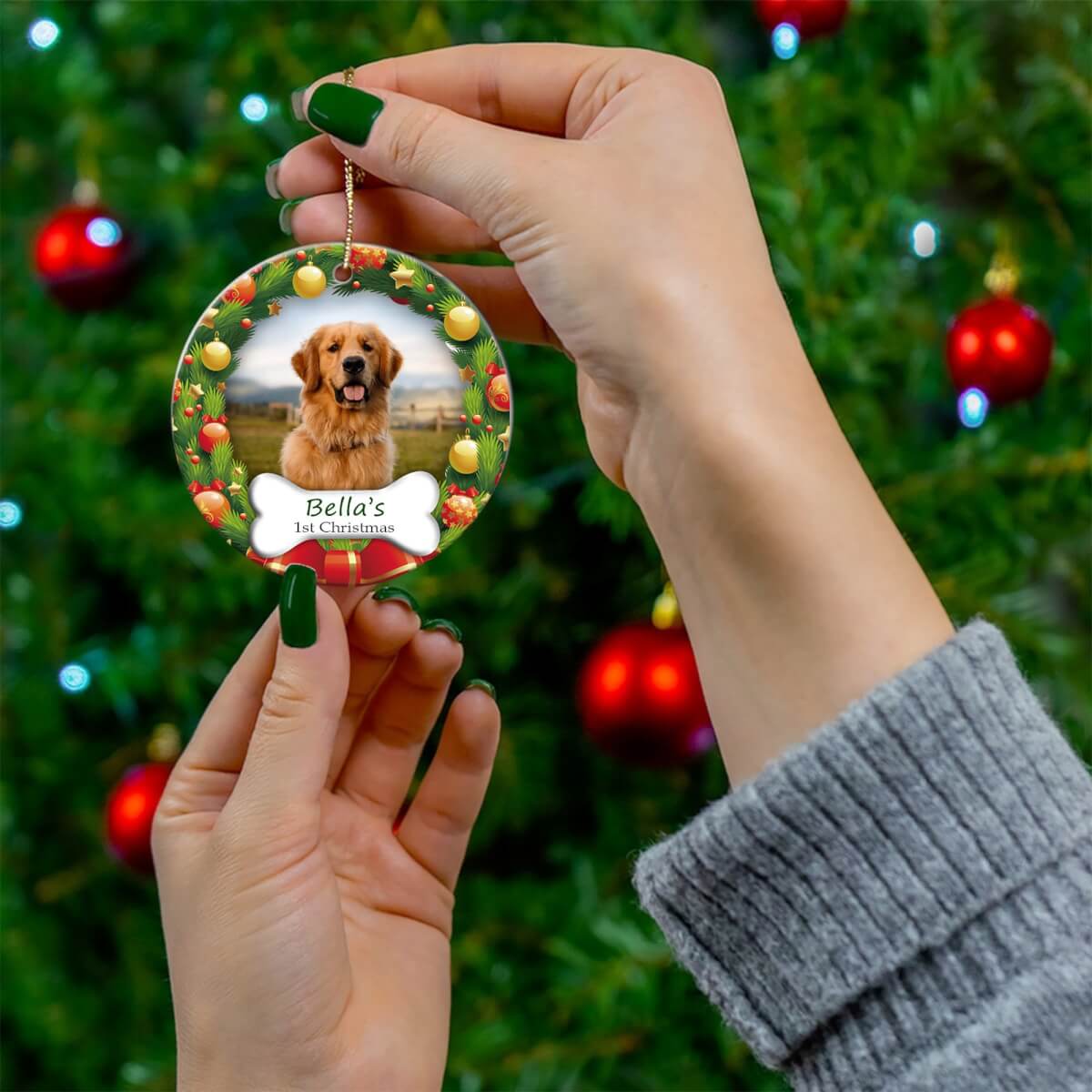 My Dog 1st Christmas Ornament