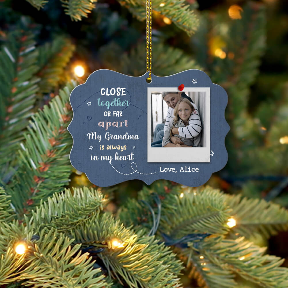 My Grandma Is Always In My Heart Ornament