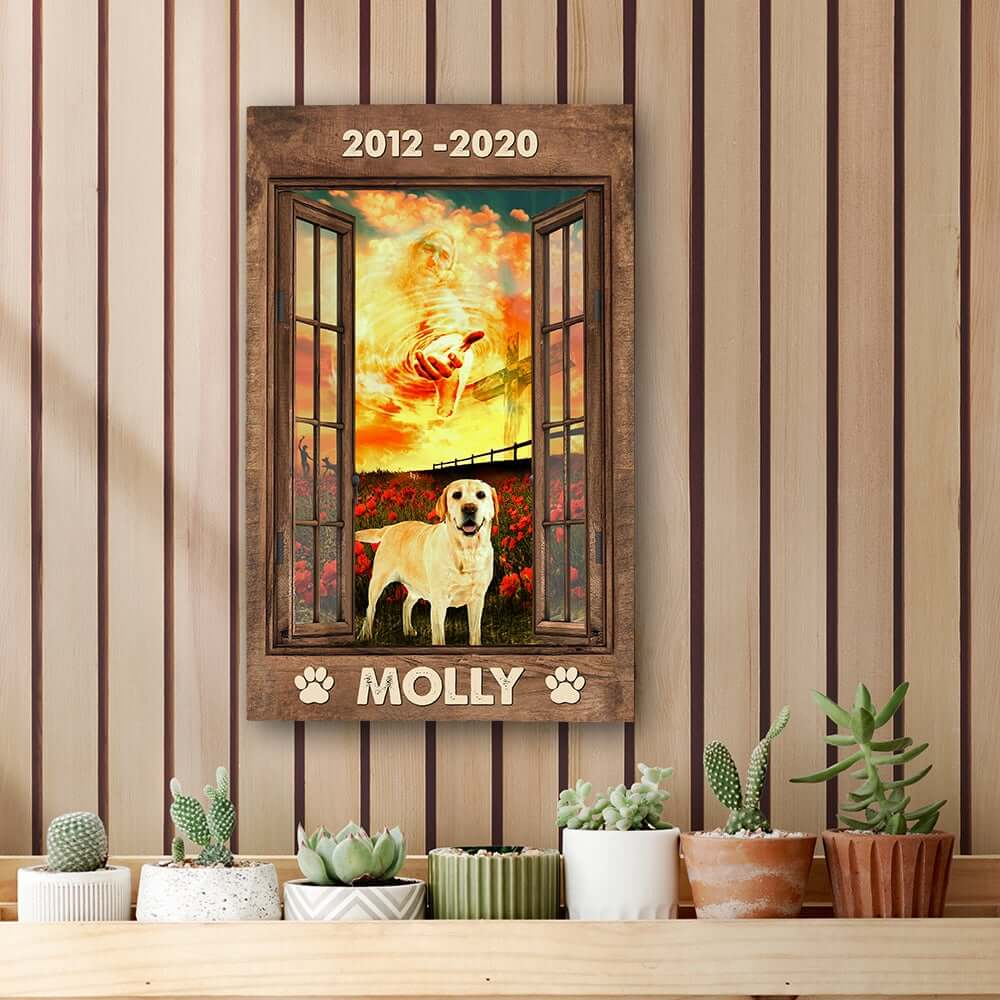 My Pet To Heaven Personalized Wood Pallet Sign