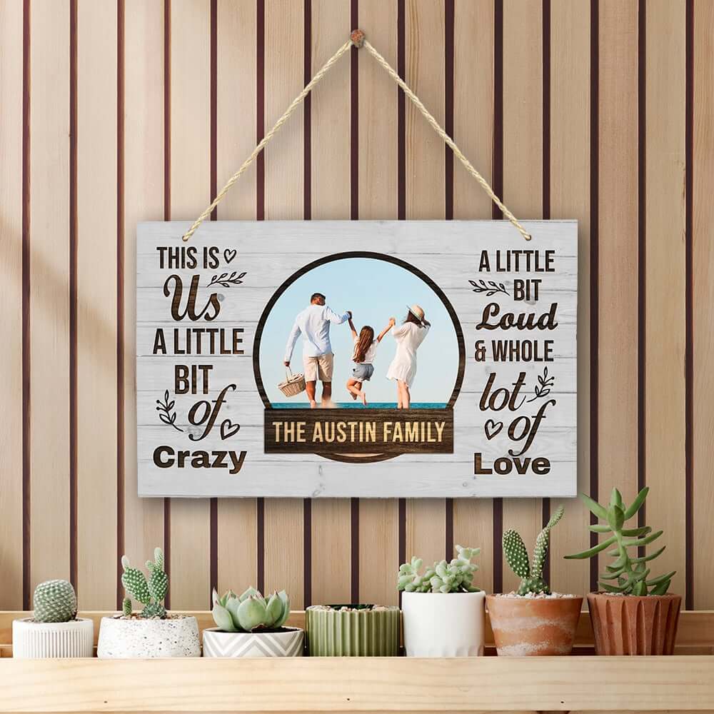 This Is Us Our Family Personalized Wood Pallet Sign