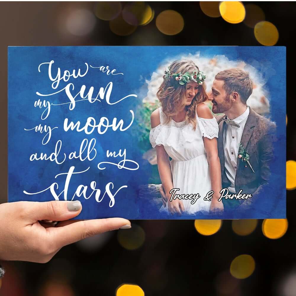 You Are My Sun My Moon And My Stars Personalized Wood Pallet Sign