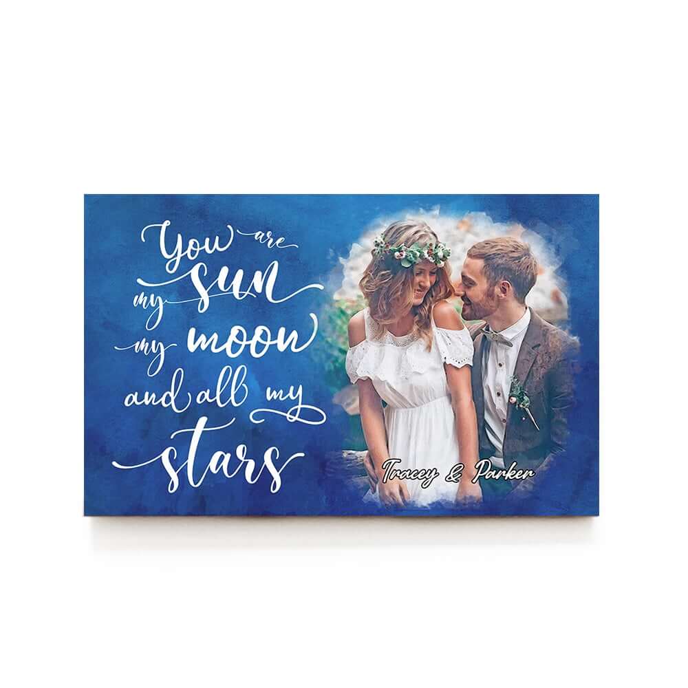 You Are My Sun My Moon And My Stars Personalized Wood Pallet Sign