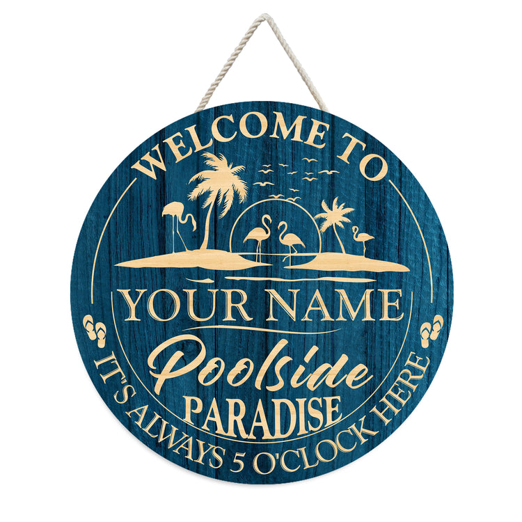 pool sign
