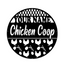 MeMate Chicken Coop Signs, Personalized Name Sign for Chicken Coops, Chicken Coop Signs for Farmhouse Decoration, Hen House Decor, Metal Signs Outdoor Decor, 8-24 inches Large Metal Sign, Farm Sign, Housewarming Gifts