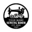 Sewing Room Sign