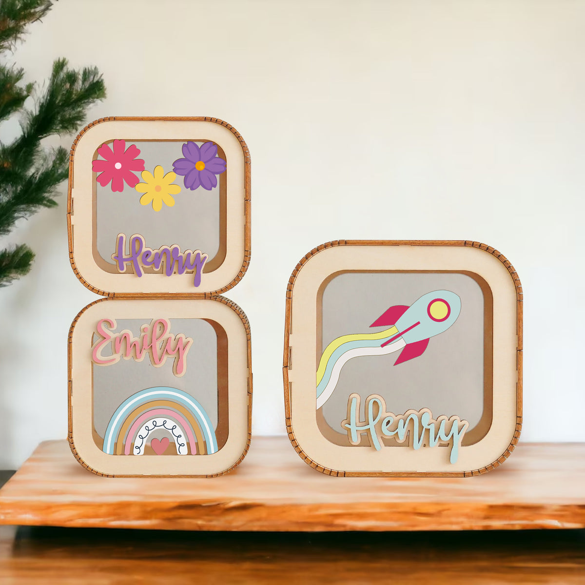 MeMate Personalized Piggy Bank, Name Piggy Bank, Custom Piggy Bank, Kids Bank, Money Box, Wooden Cash Box, Custom Piggy Bank, Gifts For Kids