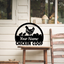 MeMate Chicken Coop Metal Sign, Hen House Outdoor Décor, Chicken Coop Signs, Personalized Name Outdoor Sign, Housewarming Gift for Family Friend