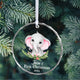 MeMate Baby's First Christmas Ornament 2024, Personalized Baby Ornaments with Name, Baby Ornament for Girls, Christmas Baby Keepsakes for Newborn Infant Son Daughter