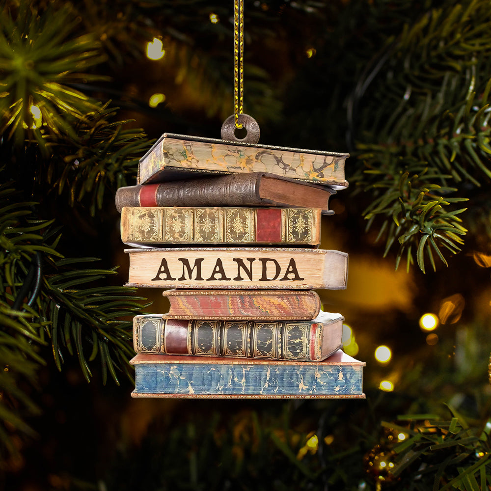 book ornament