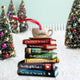 MeMate Personalized Book Ornament, Custom Name and Books Title, Flat Printed Acrylic Ornament Not 3D, Booklovers Ornament, Book Christmas Ornaments Keepsake Decoration for Book Club Family Friends