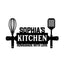 MeMate Kitchen Sign, Personalized Metal Name Signs, Custom Kitchen Sign for Indoor Kitchen Home Wall Décor, Kitchen Signs for Home Decor, Housewarming Gift for Mom Wife Grandmother Friend Family