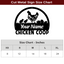 MeMate Chicken Coop Metal Sign, Hen House Outdoor Décor, Chicken Coop Signs, Personalized Name Outdoor Sign, Housewarming Gift for Family Friend