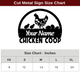 MeMate Chicken Coop Metal Sign, Hen House Outdoor Décor, Chicken Coop Signs, Personalized Name Outdoor Sign, Housewarming Gift for Family Friend