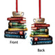 books christmas ornament