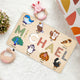 MeMate Custom Baby Puzzle, Personalized Baby Name Puzzle with Birds, Educational Gift for Learning Bird Animal, Unique Baby Gifts