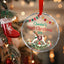 MeMate Baby's First Christmas Ornament 2024, Personalized Baby Ornaments with Name, Baby Ornament for Boys Girls, Christmas Baby Keepsakes for Newborn Infant Son Daughter