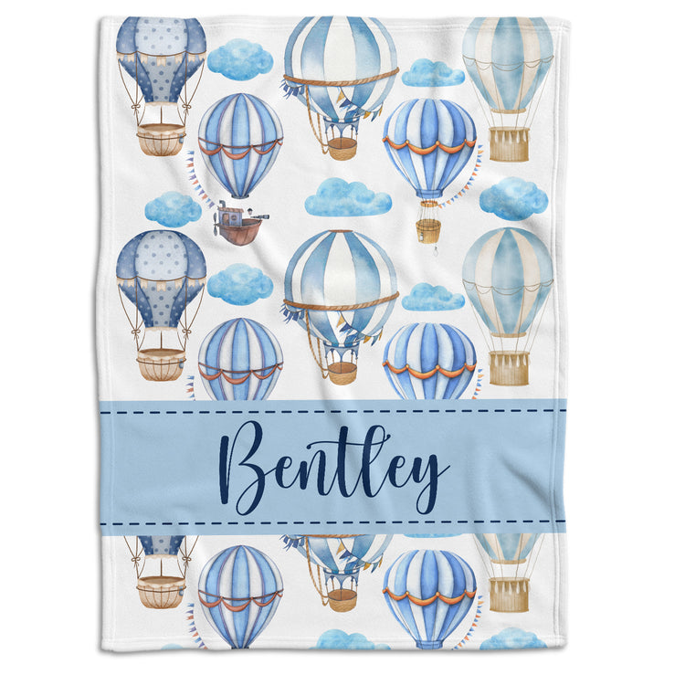 Baby Boy Blankets, Blue Baby Blanket, Personalized Baby Blankets for Boys, Custom Baby Blankets with Name, Swaddle Blanket, Plush Blankets for Son Grandson Newborn Toddlers Kids