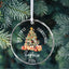 MeMate Baby's First Christmas Ornament 2024, Personalized Baby Ornaments with Name, Baby Ornament for Boys Girls, Christmas Baby Keepsakes for Newborn Infant Son Daughter