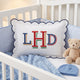 Monogram Pillow Cover Personalized, Custom Embroidered Initials Pillowcase, Custom Text Embroidered Pillow Cover, Nursery Decor Cushion, Monogrammed Pillow, Baby Room Pillow