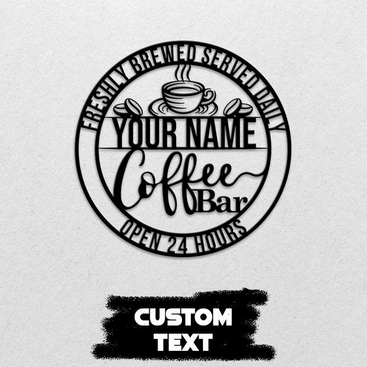 MeMate Bourbon Bar Sign for Bar Decoration, Outdoor Bar Decor, Personalized Metal Sign for Bar, Custom Name Signs for Bar, Large Metal Sign for Outside, Home Bar Gifts