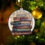 book christmas ornament