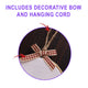 MeMate EMBROIDERED Christmas Baby Ornaments, DIY First Christmas Ornament, Personalized Christmas Ornament, Hand Made Ornament with BOW, Personalized Baby Ornament 2024, Christmas Tree Décor, New Baby Gift