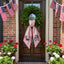 Patriotic Wreath Sash 54x5 Inch, America Wreath Sash for Front Door, Personalized Embroidered Monogram Sash, Independence Day Front Door Decor, US Flag with Bow Wreath Sashes