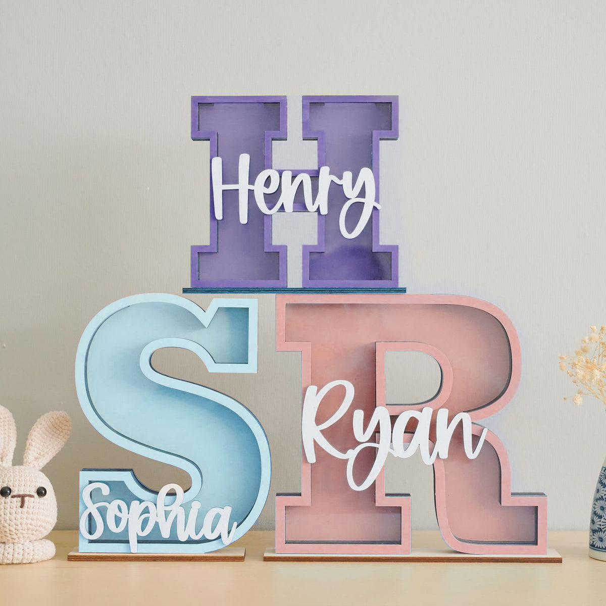 MeMate Personalized Piggy Bank, Name Piggy Bank, Money Box, Custom Piggy Bank, Kids Bank, Wooden Cash Box, Custom Piggy Bank, Gifts For Kids