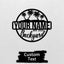 MeMate Backyard Paradise Sign, Patio Sign Outdoor Decor, Personalized Name Metal Sign for Backyard, Custom Name Signs for Backyard, Large Metal Sign for Outside, Housewarming Gifts…