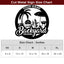 MeMate Metal Backyard Paradise Sign to Personalize, Personalized Backyard Metal Signs Kitchen Decor, Custom Name Outdoor Plaques