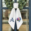 Hydrangea Monogram Wreath Sash Bow for Front Door, Flowers Vase Personalized Initial Name, Monogramed Embroidered Ribbon with Adjustable Bow Knot Farmhouse Door Wreath Decor, Gift for Family Friends