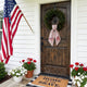 Custom Monogram Patriotic Wreath Sash, American 250th Anniversary Front Door Decor, Personalized Wreath Sash, 4th of July Decor for Front Door Porch Deck