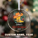MeMate Baby's First Christmas Ornament 2024, Personalized Baby Ornaments with Name, Baby Ornament for Boys Girls, Christmas Baby Keepsakes for Newborn Infant Son Daughter
