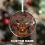 MeMate Baby's First Christmas Ornament 2024, Personalized Baby Ornaments with Name, Baby Ornament for Boys Girls, Christmas Baby Keepsakes for Newborn Infant Son Daughter