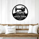 MeMate Metal Sewing Room Sign 5 Sizes for Home Decor, Quilting Room Decoration, Personalized Sewing Room Door Signs, Custom Sewing Room Décor for Women, Retro Style Craft Room, Vintage Plaque for Sewing Room