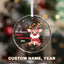MeMate Baby's First Christmas Ornament 2024, Personalized Baby Ornaments with Name, Baby Ornament for Boys Girls, Christmas Baby Keepsakes for Newborn Infant Son Daughter
