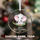 MeMate Baby's First Christmas Ornament 2024, Personalized Baby Ornaments with Name, Baby Ornament for Girls, Christmas Baby Keepsakes for Newborn Infant Son Daughter