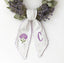 Personalized Hydrangea Wreath Sash 54x5, Embroidered Purple Hydrangea Wreath Sash Bow, Monogram Door Decor, Spring Front Door Bow, Embroidered Holiday Sash