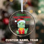 MeMate Baby's First Christmas Ornament 2024, Personalized Baby Ornaments with Name, Baby Ornament for Boys Girls, Christmas Baby Keepsakes for Newborn Infant Son Daughter