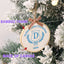 MeMate EMBROIDERED Christmas Baby Ornaments, DIY First Christmas Ornament, Personalized Christmas Ornament, Hand Made Ornament with BOW, Personalized Baby Ornament 2024, Christmas Tree Décor, New Baby Gift
