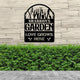 MeMate Garden Sign Outdoor Decor Love Grows Here, Personalized Metal Sign for Backyard, Patio, Garden Porch, Deck, Large Metal Sign