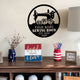 MeMate Metal Sewing Room Sign 5 Sizes for Home Decor, Quilting Room Decoration, Personalized Sewing Room Door Signs, Custom Sewing Room Décor for Women, Retro Style Craft Room, Vintage Plaque for Sewing Room