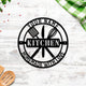 MeMate Kitchen Sign, Personalized Metal Name Signs, Custom Kitchen Sign for Indoor Kitchen Home Wall Décor, Kitchen Signs for Home Decor, Housewarming Gift for Mom Wife Grandmother Friend Family