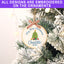 MeMate EMBROIDERED Christmas Baby Ornaments, DIY First Christmas Ornament, Personalized Christmas Ornament, Hand Made Ornament with BOW, Personalized Baby Ornament 2024, Christmas Tree Décor, New Baby Gift