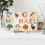 MeMate Custom Baby Puzzle, Personalized Baby Name Puzzle with Birds, Educational Gift for Learning Bird Animal, Unique Baby Gifts
